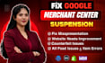 fix google merchant center suspension