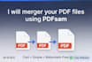 merge your PDF files using pdfsam