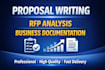 write business proposals and rfp analysis
