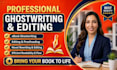 proofread line edit ebook and novel ghostwriting