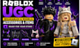 create roblox ugc wearable and model accessories and items ready for your store