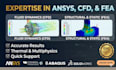 do cfd and fea analysis using ansys, comsol, abaqus