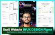 design high converting saas website UI UX in figma