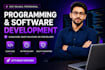 develop python java c cpp and javascript projects