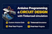 do arduino programming with tinkercad circuit design for electronics and