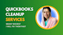 quickbooks cleanup, catch up and monthly bookkeeping