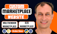 develop custom coding multi vendor marketplace website from scratch with app