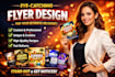 create editable canva flyer design you can reuse