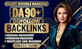 do high quality SEO backlinks link building to boost your website ranking