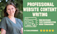 write engaging website content