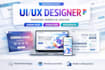 do figma design, figma website UI UX design, and mobile app UI design