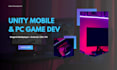 develop unity 2d, 3d mobile and PC games, multiplayer