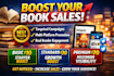 develop a custom high visibility book promotion designed to boost book sales