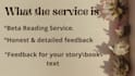 beta reading for your story with honest feedback