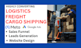 generate logistics leads cargo shipping freight forward leads logistics website