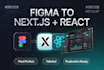 convert figma to next js or react js website