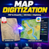 do map digitization convert PDF image to gis shapefile