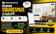 design squarespace website with booking, acuity scheduling and payments setup