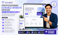 create a professional ai powered website using durable in 24 hours