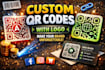generate custom qr code with logo, qr code generator, barcode, business card