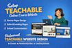 setup teachable online course website design teachable website teachable