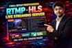 setup professional rtmp hls live streaming server with obs, nginx and SSL