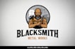 make an awesome blacksmith logo with express delivery