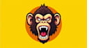 do awesome angry monkey head logo design for 12 hrs