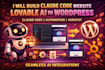 build claude code website lovable ai to wordpress claude code automation hubspot