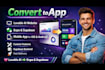convert your lovable ai website into a mobile app using expo and supabase