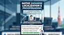 provide expert japanese localization and ai proofreading