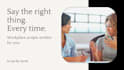 write professional scripts for workplace conversations