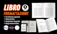 do paperback formatting, editing del libro, impaginazione libro, design interno
