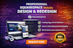 design and redesign squarespace website with landing page, custom css and code