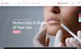 design squarespace botox clinic website cosmetic treatment website