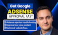 get google adsense approval and fix website adsense issues guaranteed
