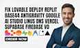 fix lovable deploy replit base44 antigravity google ai studio linux dns supabase