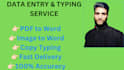 do fast data typing with accuracy