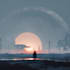 create high quality space art and futuristic space scenes
