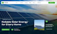 design wix solar installer website solar energy developer website