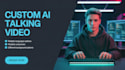 create professional ai talking spoken avatar video