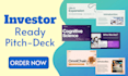 design a professional sales presentation and pitch deck