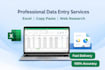 do data entry, typing, excel work and digital marketing