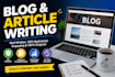 write an engaging SEO blog and articles write