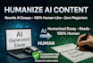 rewrite ai content, humanize ai essays, and offer zero plagiarism