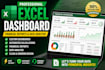 create professional excel dashboard, financial reports and data analysis