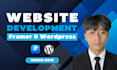 design and build a modern framer wordpress website for your business