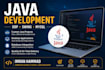 develop java oop projects and desktop applications