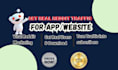 promote fintech app flutter mobile app, crypto website and ai app with reddit