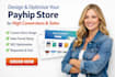 design and optimize your payhip store for high conversions and sales